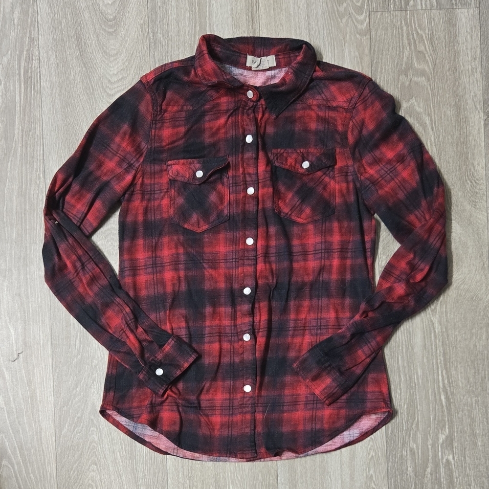 Passport Red and Black Checkered Shirt